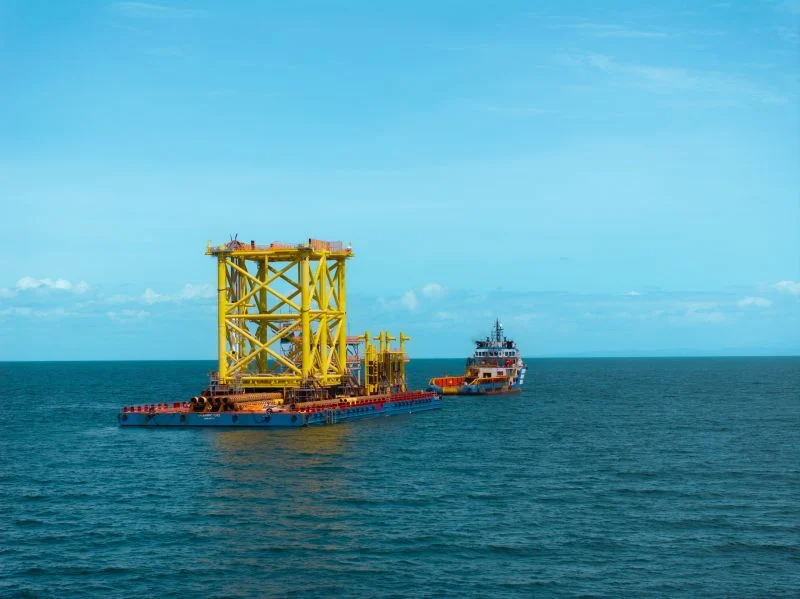 First jacket for BP’s $7 billion gas and CCUS project reaches its destination