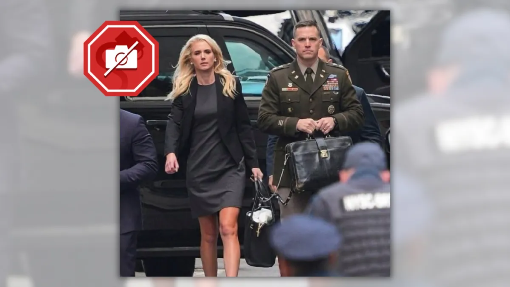 Is image of Natalie Harp carrying ‘diaper bag’ for Trump real? Don’t be fooled