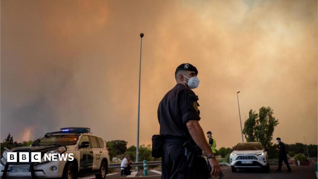 More than 220,000 evacuated in France and Spain due to wildfires