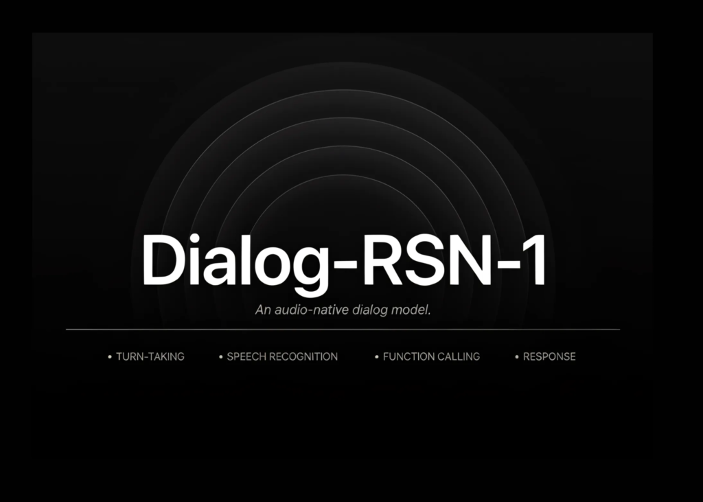 PolyAI Releases Dialog-RSN-1: An Audio-Native Dialog Model That Fuses Turn-Taking, Speech Recognition, Function Calling, And Response