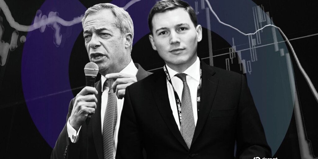 Polymarket Account in Farage Backer’s Name Took $9M in Crypto From Unknown Sources: FT