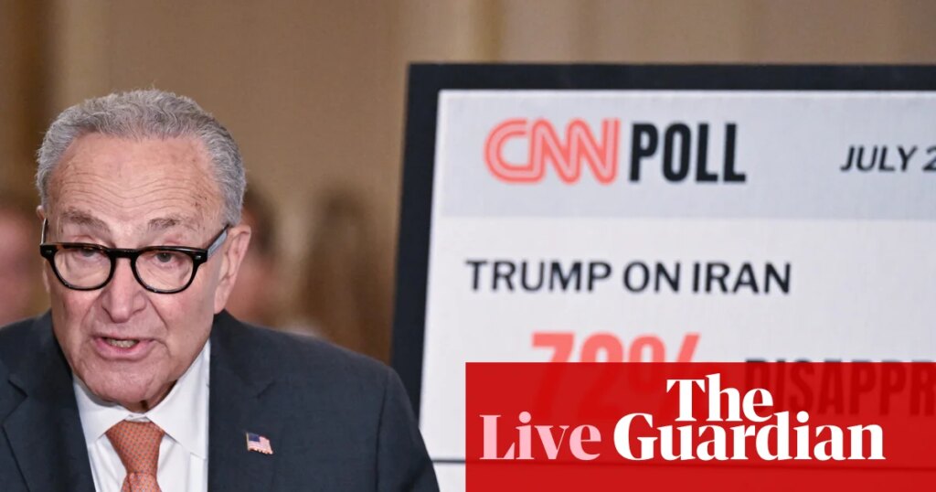 Senate’s latest effort to halt Trump’s Iran hostilities fails in 49-50 vote as some Republicans side with Democrats – live | Trump administration