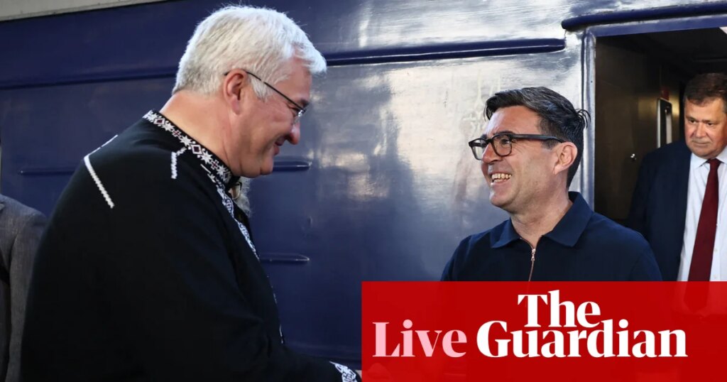Andy Burnham arrives in Ukraine with plans to share UK blueprints for long-range missiles – Europe live | Ukraine