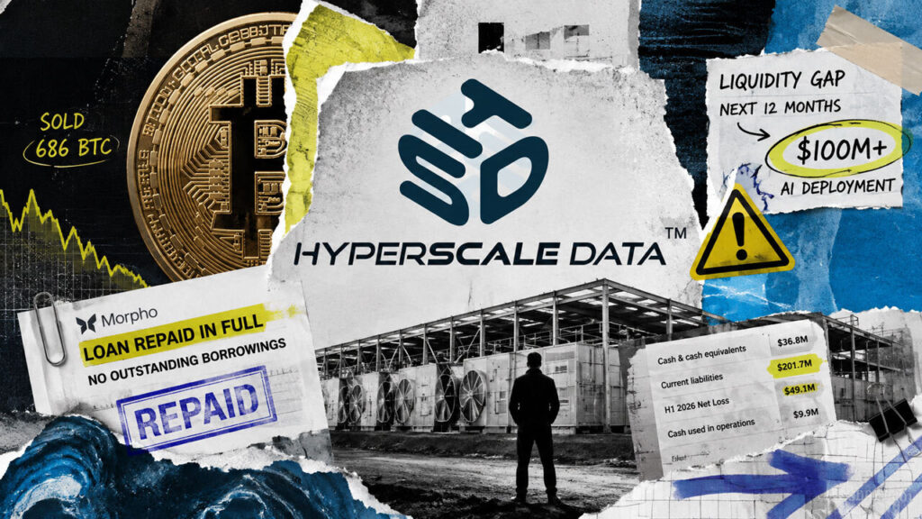Bitcoin treasury Hyperscale sells 686 BTC to clear loans but says cash won’t cover next 12 months