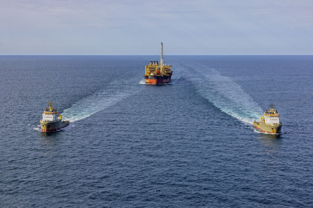 Boskalis’ vessel duo pulls off Brazil-to-Denmark tow of MODEC’s FPSO (Gallery)