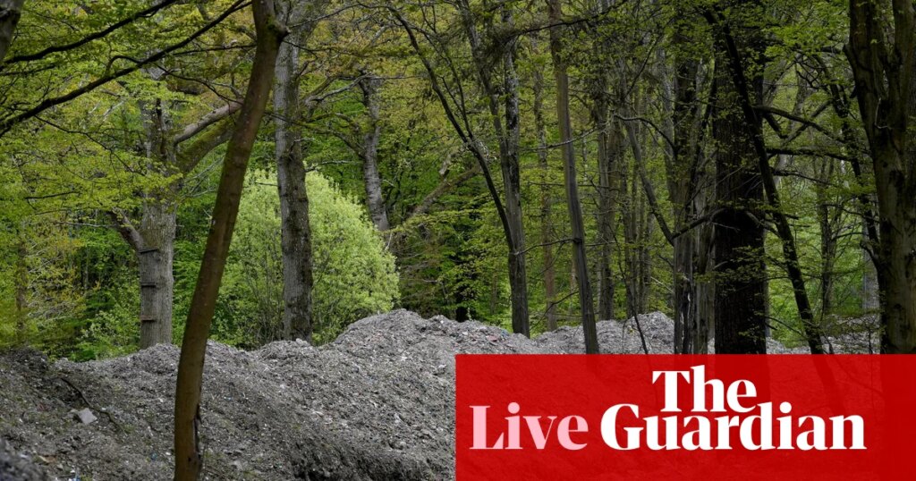 Burnham announces plans to clean up illegal waste dumps – UK politics live | Politics