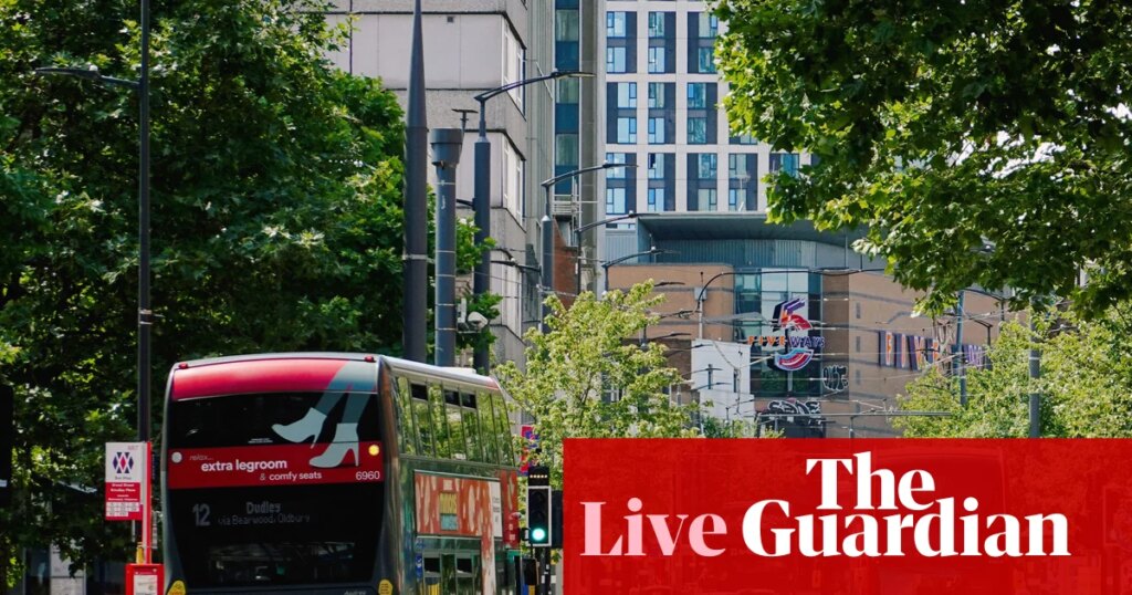 Burnham confirms West Midlands to take public control of local bus network – UK politics live | Politics