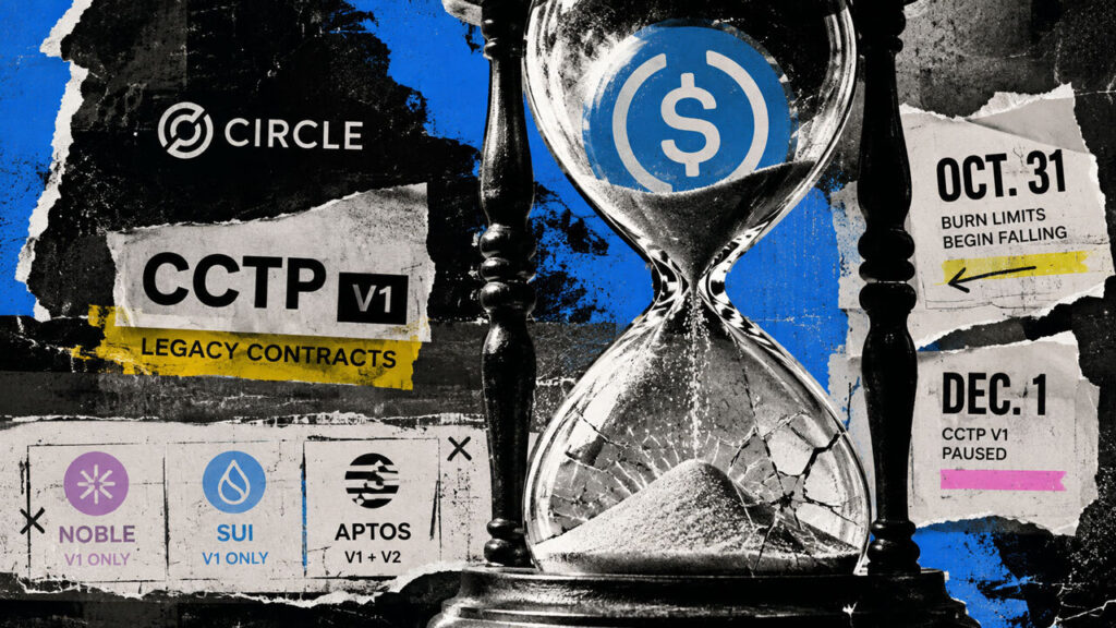 CCTP V1 deprecation: Circle sets Oct. 31 burn cuts