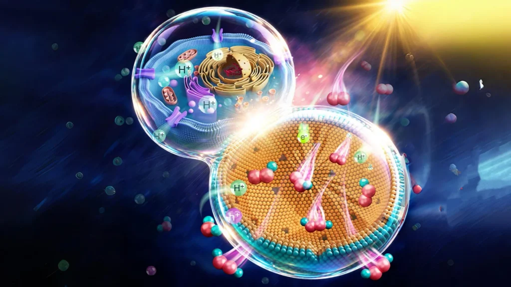 Cell-inspired nanoreactor turns sunlight into hydrogen peroxide
