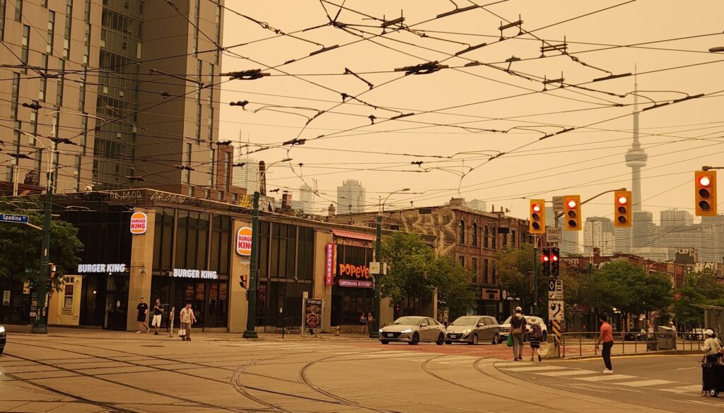 Climate change doubled likelihood of Canada’s extreme fire weather, study finds