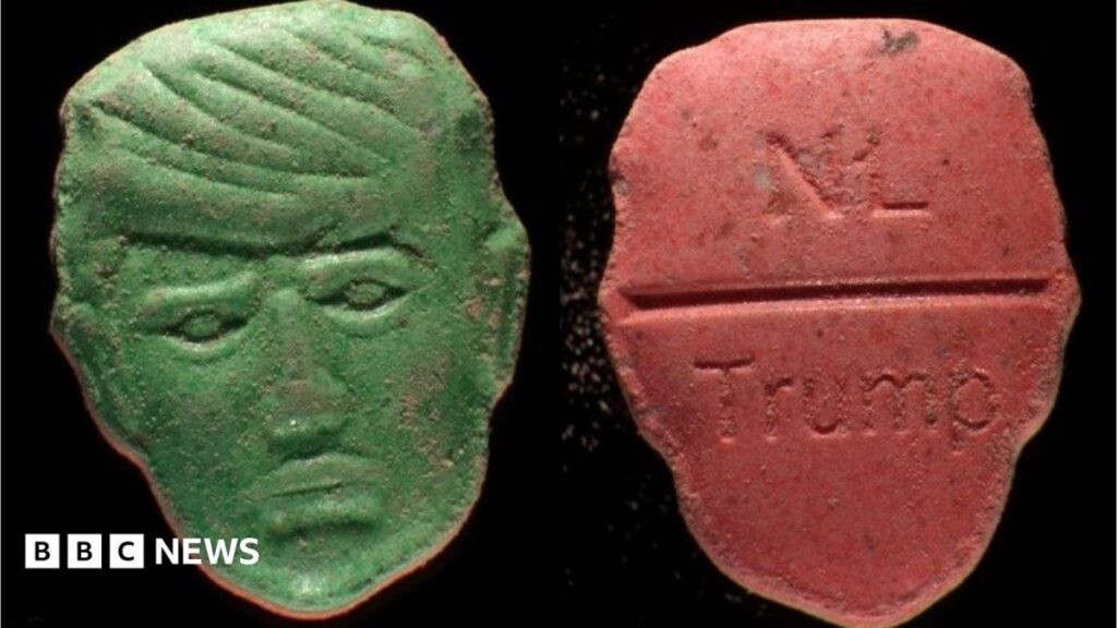 Dutch health institute issues warning over Trump-shaped ecstasy pills