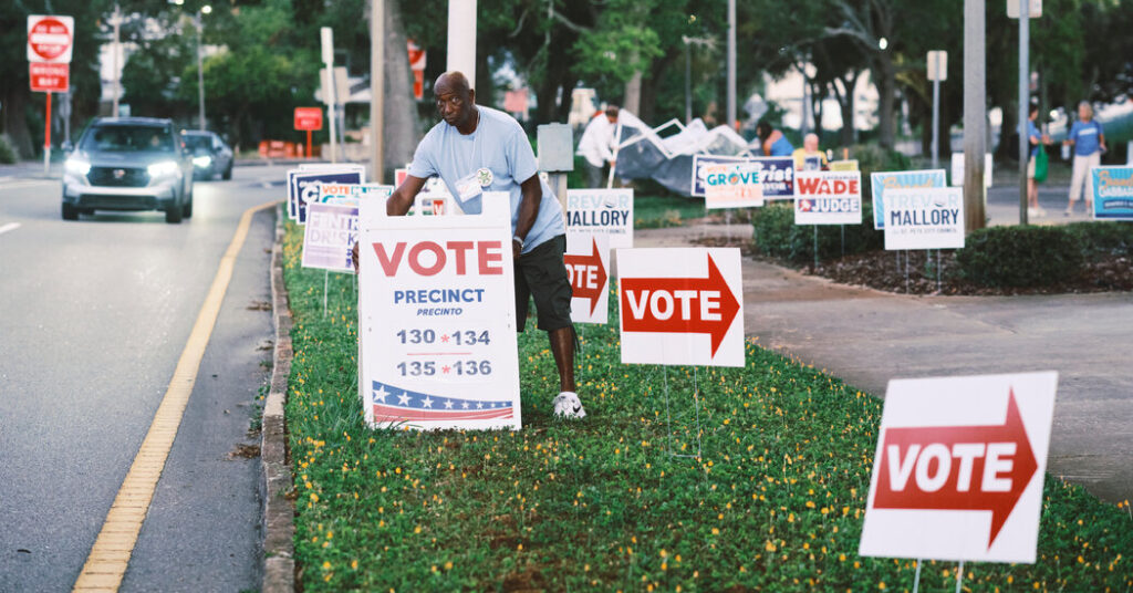 Election Live Updates: Florida, Alaska and Wyoming Hold Key Primaries
