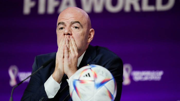 Fifa executive criticises Gianni Infantino’s ‘reproachable’ stake sale plan
