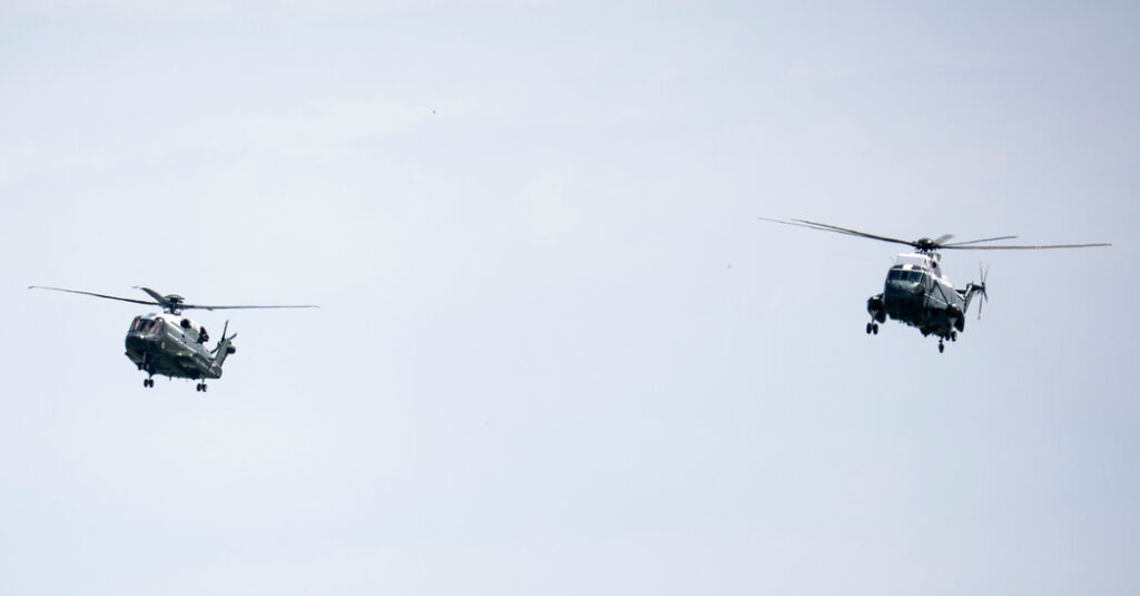 Helicopter Carrying Trump Flew Near Passenger Jet in Washington Airspace
