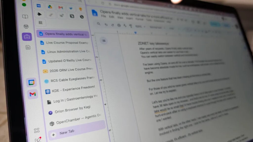 I tried Opera’s new vertical tabs – and it might be the best implementation yet