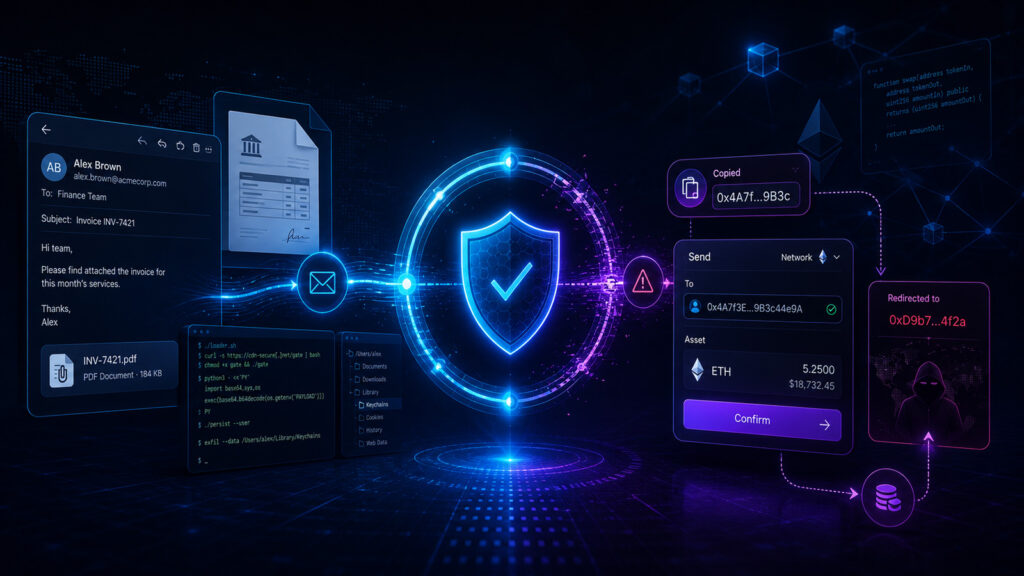 Real emails, hijacked payments: Two H1 2026 attack chains