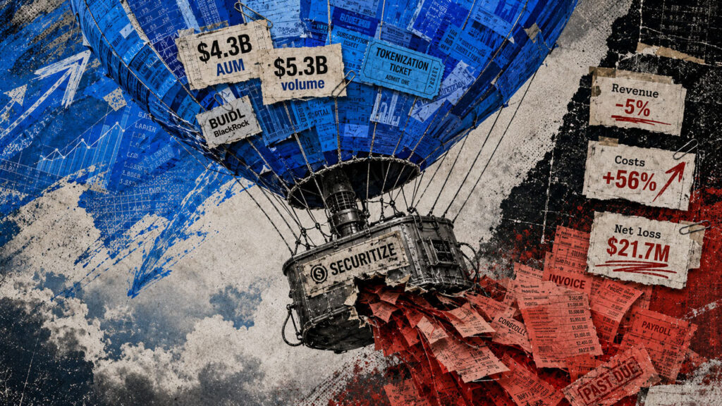 Securitize revenue falls as tokenized AUM hits $4.3B