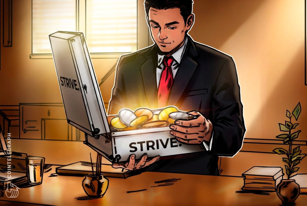 Strive Expands Bitcoin Treasury with 1,110 BTC Purchase
