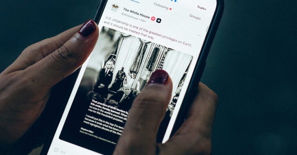 Trump Is Sued Over Plan to Sell Early Access to His Truth Social Posts