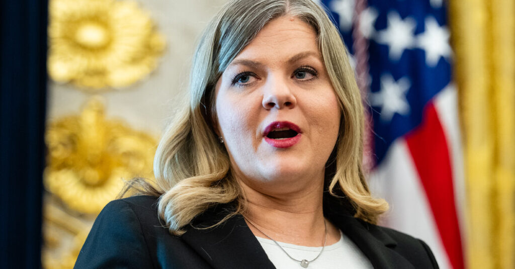 Trump Nominates Heidi Overton, a Top Domestic Policy Aide, for F.D.A. Commissioner