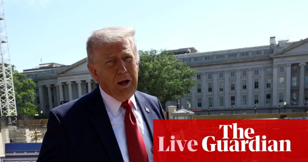 Trump blasts appeals court for halting White House ballroom construction, claiming decision is a ‘national security threat’ – live | Republicans