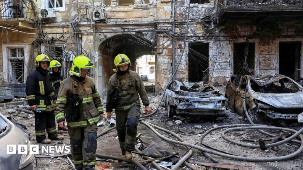Ukrainian strikes kill six in Russia, officials say