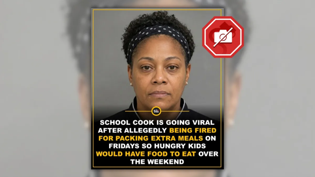 Was cafeteria worker Denise Whitmarsh fired from school over packing extra meals for hungry kids?