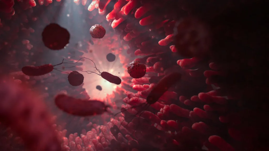 When gut microbes run low on fiber, they may start eating you