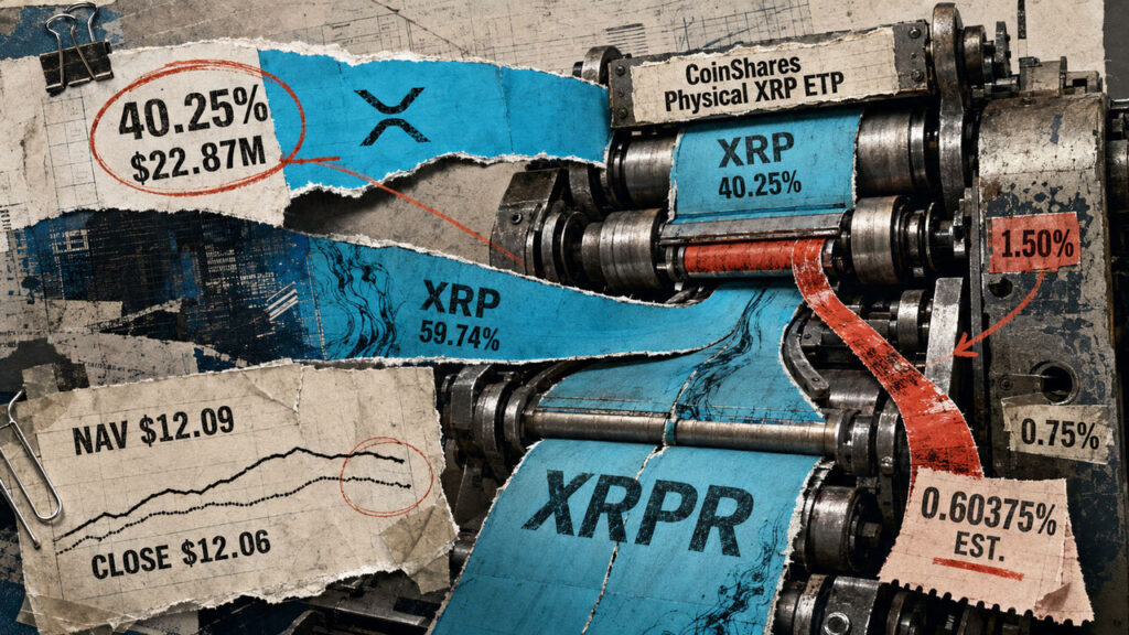 XRP ETF fees: Why XRPR may drift from XRP