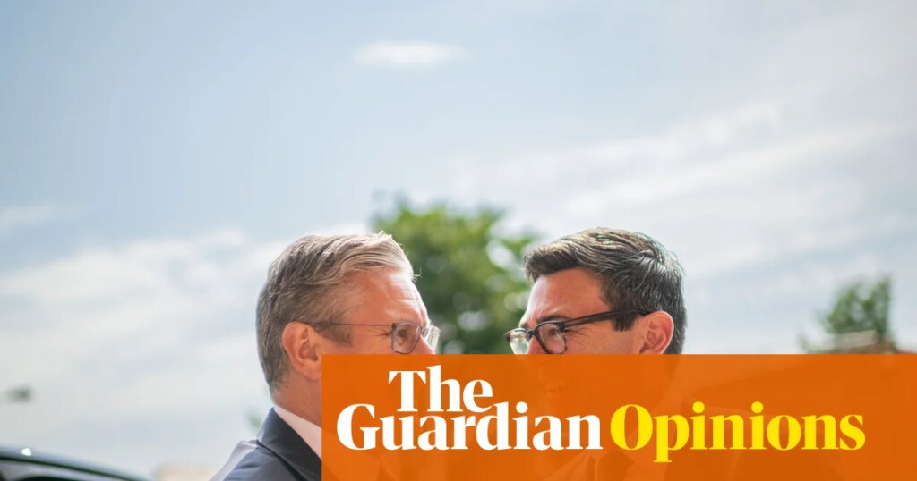 Andy Burnham presents his new government as more leftwing than Keir Starmer’s. In reality, it’s barely moved at all | Owen Jones