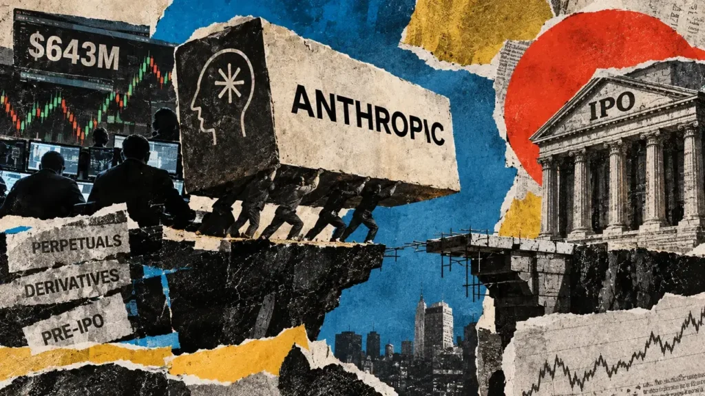 Anthropic tokenized pre-IPO volume hits $643M, but liquidity test looms