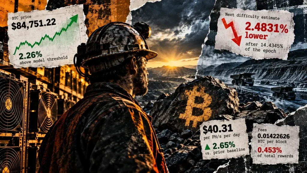 Bitcoin mining economics improve as BTC price rises