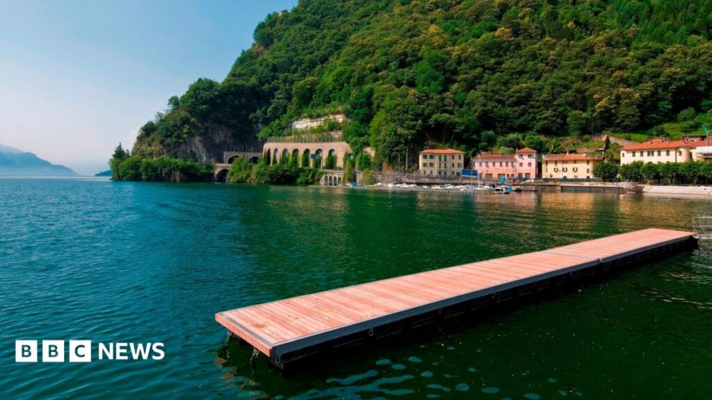 British man missing after diving into Lake Como to rescue father and son