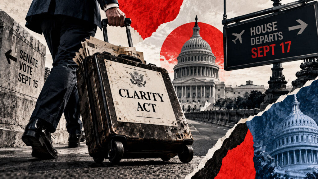 CLARITY Act’s midterm path just collapsed to a two-day window