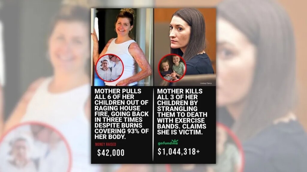 Did Lindsay Clancy GoFundMe amass over $1M, while mom who saved kids from fire raised $42K?