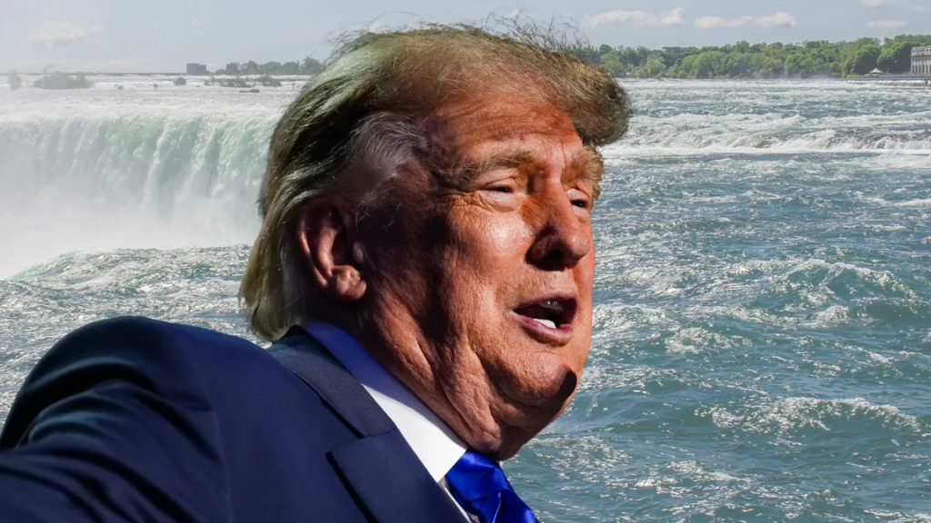 Did Trump threaten to turn off Niagara Falls water unless Canada pays tariff?