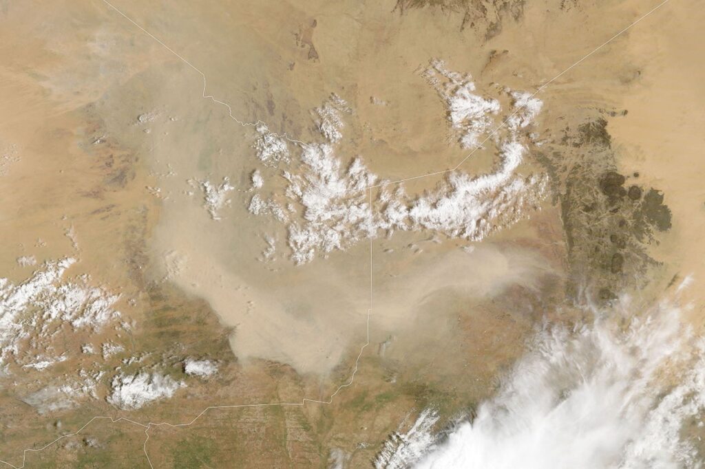 Dust Storm Sweeps Over Mali
