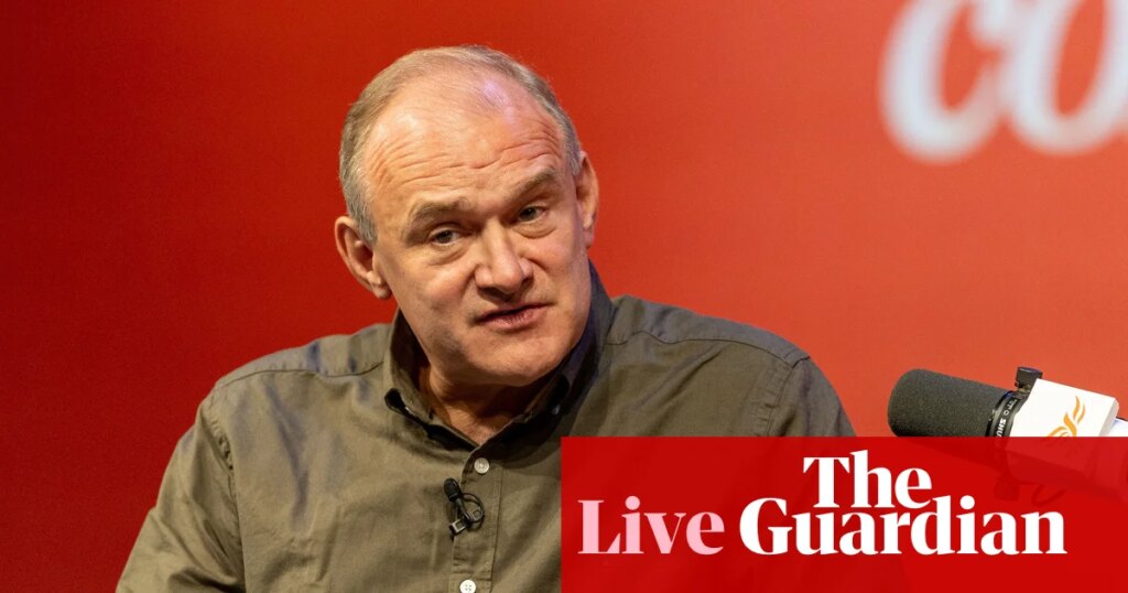 Ed Davey rejects claims party is ‘sleepwalking into irrelevance’ under his leadership – UK politics live | Politics