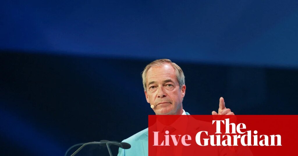 Farage says a Reform UK government would stop unions funding Labour if they block £72m donations – UK politics live | Politics
