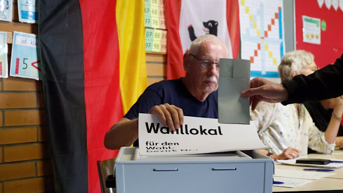 German chancellor Merz’s CDU party set to suffer heavy losses in regional elections