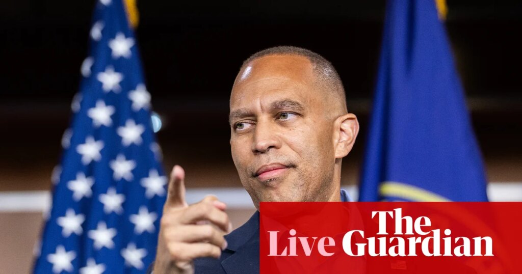 Hakeem Jeffries vows ‘serious response’ after two House Democrats vote with Republicans – US politics live | US Congress