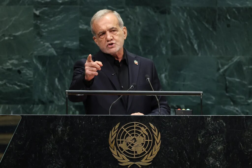 Iranian President Pezeshkian Uses UNGA Speech to Criticize U.S. and Israel