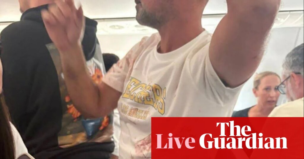 Israeli minister claims ‘terrorist’ wanted to crash plane after Tel Aviv-bound flight’s emergency landing – latest | Air transport