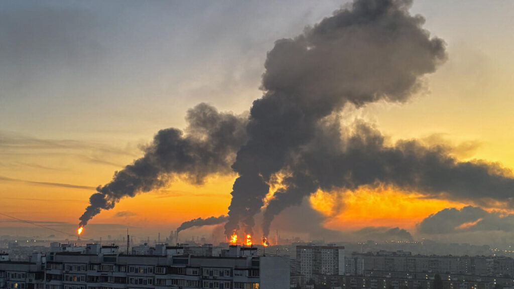 Live: Russian election enters final day after Kyiv targets Moscow in massive drone attack