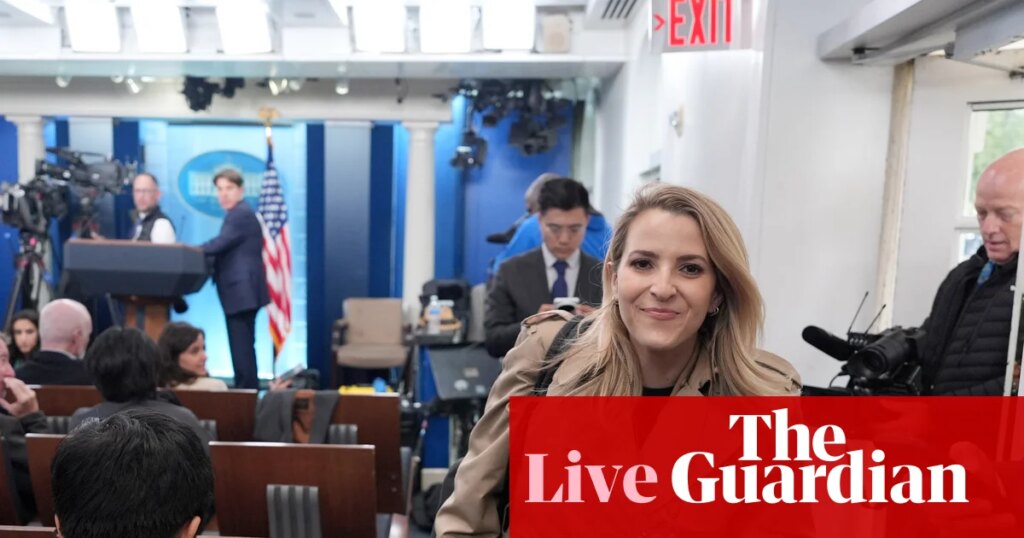News organizations barred from White House by Trump ask federal court to block ban until case is resolved – US politics live | US news