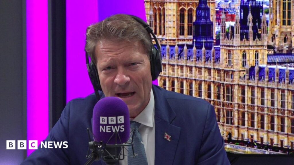 Tice defends Reform UK-led councils over tax rises and cuts