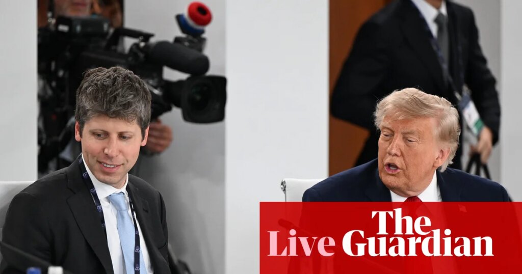Trump claims he is only ‘guardrail’ needed to control AI as top Republicans join him in dismissing calls for more checks – live | Trump administration