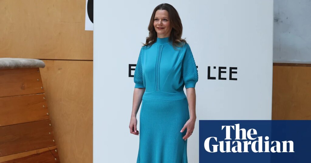 Victoria Starmer models clothes at London fashion week show | London fashion week