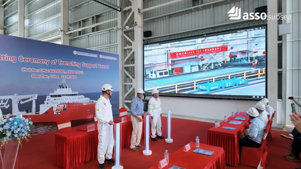 WATCH: Construction starts on ‘world’s most powerful’ trenching support vessel