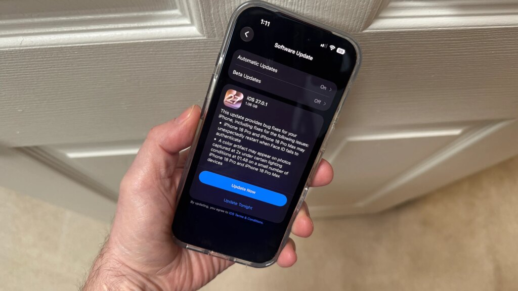 iOS 27.0.1 released: Apple fixes annoying iPhone 18 Pro restart and freezing issues